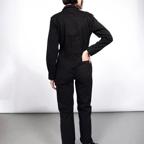 WILDFANG- The Essential Long Sleeve High Waisted Coverall, Size Medium - Picture 3 of 8